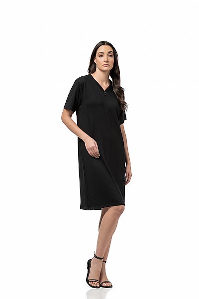 Γυναικείο Φόρεμα με Μανίκι Viscose
