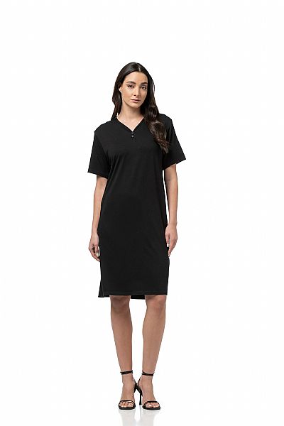 Γυναικείο Φόρεμα με Μανίκι Viscose