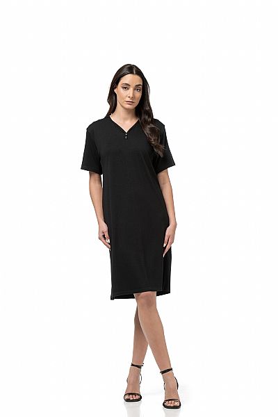 Γυναικείο Φόρεμα με Μανίκι Viscose
